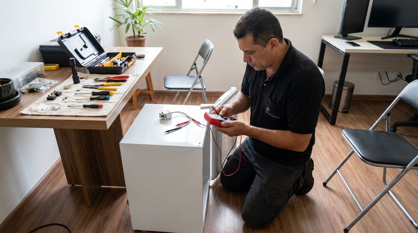 Reparo da placa eletrônica de frigobar em João Pessoa‑PB